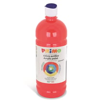 Flacon Peinture Acrylique 1000 ml Bouchon Flux Control Rouge Vermillon 300 PRIMO