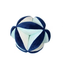 Balle sensorielle bleue 12 cm s/carte