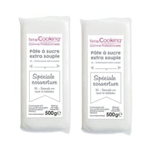 Pâte à sucre de couverture blanche 1 kg