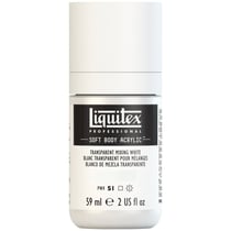 Peinture acrylique Soft Body Liquitex Professional blanc transparent 59ml