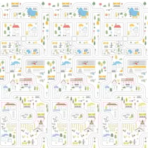 Tapis de Jeu Pliable Farm-City 200 x 180 cm - Espace d'Apprentissage et de Divertissement