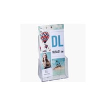 Distributeur - Présentoir - Prospectus - DL - 1 compartiment - Transparent
