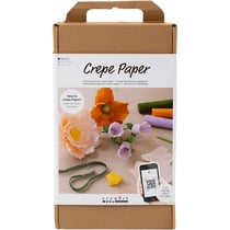 Kit DIY Découverte - Fleurs en papier Crépon