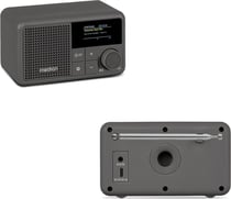 Radio portable MEDION - DAB/FM - Gris - 13 cm x 7,5 cm x 9,1 cm