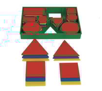 Blocs logiques Matériel de manipulation 60 pièces