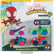 Spidey et ses amis extraordinaires - Pack de 4 Amazing Metals de Marvel