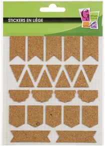 Stickers liège Fanion 25 pièces