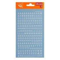 Lettres alphabet Transfert Blanc 6 mm
