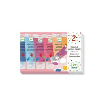 6 tubes de peinture à doigts Sweet - Djeco - Orange