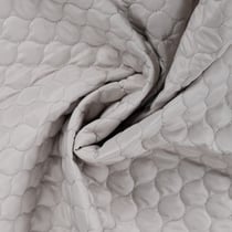 Tissu Doudoune matelassé déperlant uni Gris clair