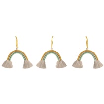 Kit Arc en ciel en macramé cordon et laine
