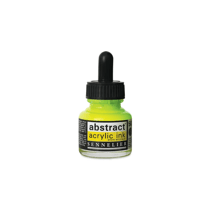 Encre Acrylique en flacon - jaune fluorescent - Sennelier