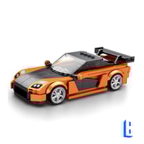 Jeux De Construction - Reobrix - La Voiture De Sport Orange -