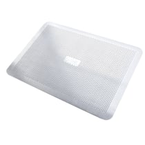 Plaque pâtissière perforée sans rebord - aluminium - 300 x 400 x 10 mm