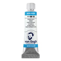 Tube 10 ml - Peinture aquarelle Van Gogh Watercolors - Blanc Extra Opaque n°106 - Extra-fine - Opaque.