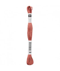 Fil à broder mouliné Uni - Rico Design 265 Rose