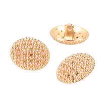Bouton doré or 18mm