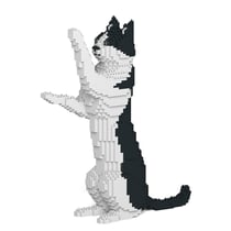 Chat Calico noir debout | JEKCA | 14 ans et +