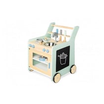 Cuisine pour enfants Kalle pastel green tilleul et MDF laqué clair et multicolore - Pinolino
