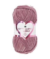 Pelote à tricoter CREATIVE CHENILLOVE SPARKLE - 100gr - Rico Design 09 Baie
