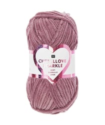 Pelote à tricoter CREATIVE CHENILLOVE SPARKLE - 100gr - Rico Design 09 Baie
