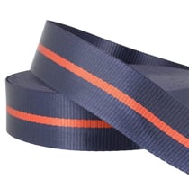 Film 20m sangle bicolore 35mm Marine Rouge