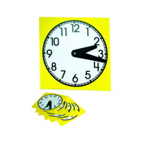 OZ International - Horloge en polypro avec aiguilles amovibles 10 pièces