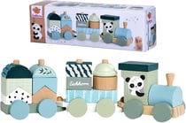 Panda Train En Bois - Eichhorn