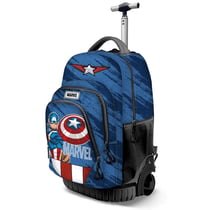 Sac à dos à roulettes Captain America Marvel 47 CM Trolley Haut de Gamme