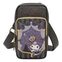 Sanrio - Sac à bandoulière avec porte-monnaie Sanrio 20th Anniversary Kuromi Cell Phone By Loungefly