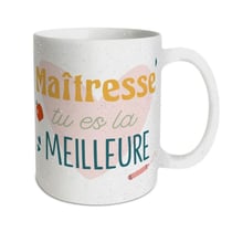 Mug Paillettes Maîtresse Tu es la Meilleure