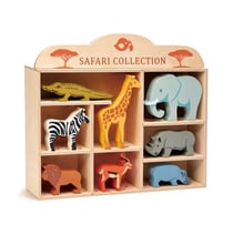 Set d'animaux du Safari en bois