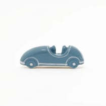 Fève Voiture Bleue - En Porcelaine