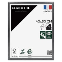 Cadre photo Perle noir 40x50 cm