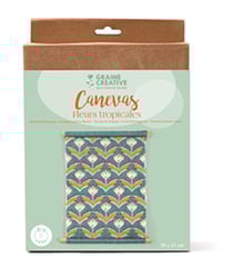 Kit Canevas Fleurs Tropicales