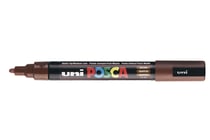 Lot de 6 Marqueurs pointe conique moyenne POSCA PC5M 1,8 - 2,5mm Marron POSCA