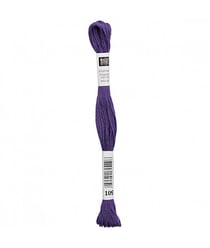 Fil à broder mouliné Uni - Rico Design 109 Violet