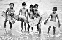 Tableau photo 60 × 90 cm – Panneau rigide – Surf addicted – par Marion Staderoli