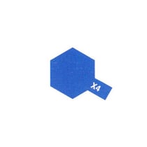 Peinture Acrylique Maquette X4 Bleu brillant - Tamiya 81504 -