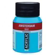 Peinture Acrylique - Bleu turquoise - 522 - Amsterdam - Pot de 500ml
