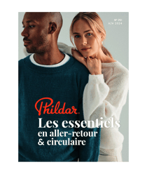Catalogue 251 Phildar - Les Essentiels : Retrouvez les grands classiques de l’hiver dans un style intemporel Blanc