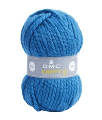 Pelote à tricoter Knitty 10 - 100GR - DMC Bleu (740)