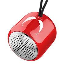 Mini Enceinte Bluetooth 5.0 Subwoofer Portable Ultra Puissante Corps Aluminium Musique Haute Fidélité Rouge YONIS