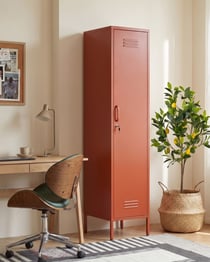 Armoire de bureau Acier Marron doré FROME - Beliani