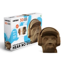 Cartonic® Sculpture-Puzzle 3D carton - Hear no Evil
