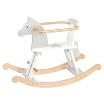 Cheval à Bascule en bois – blanc - Goki
