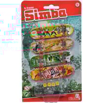 X-treme - coffret 4 mini deck skates - mini skate a doigt 90 mm - simba
