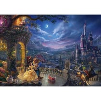 Puzzle la belle et la bete disney 1000 pieces - thomas kinkade, dessin anime - schmidt - 59484