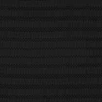 Tissu Polyviscose plissé Textura sur fond Noir - Au mètre