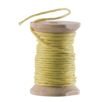 Graine Créative - Cordon en coton ciré Jaune 5m